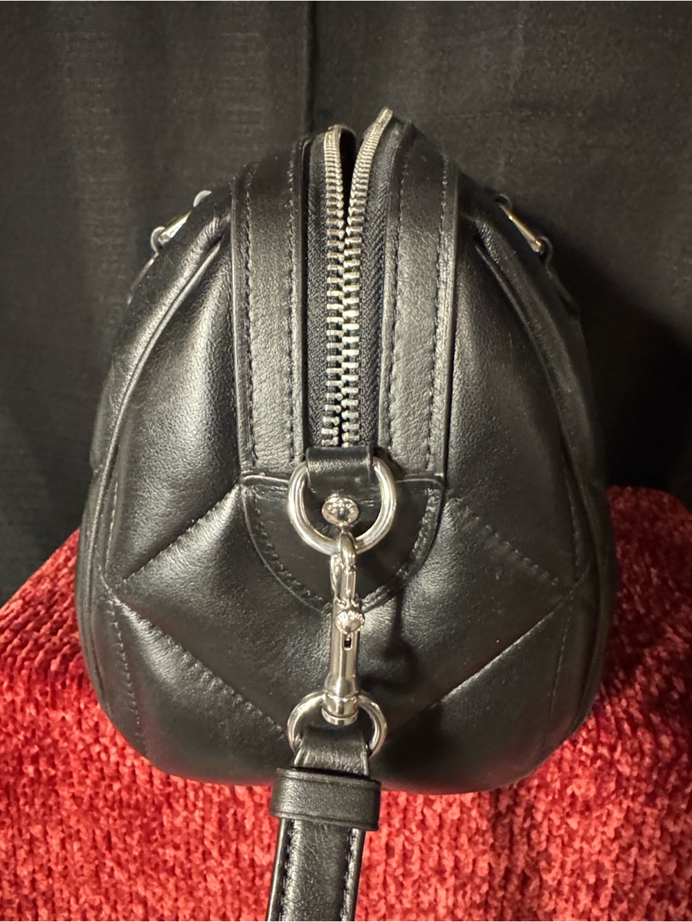 Coach Rowan Satchel Leather Purse With Puffy Diamond Quilting - Picture 6 of 15